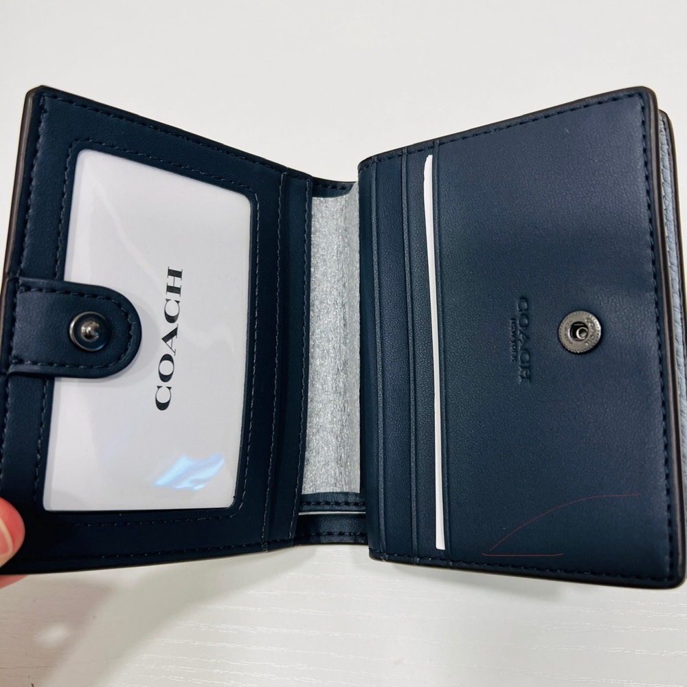 Coach Gray Snap Wallet - NWT - Picture 2 of 7